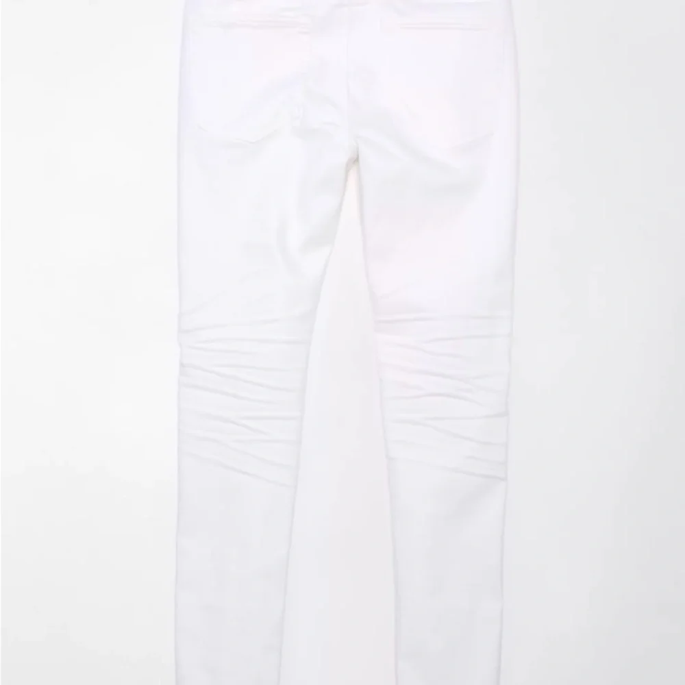 WHITE RIPPED JEANS SMALL 29X30 - Picture 5 of 6